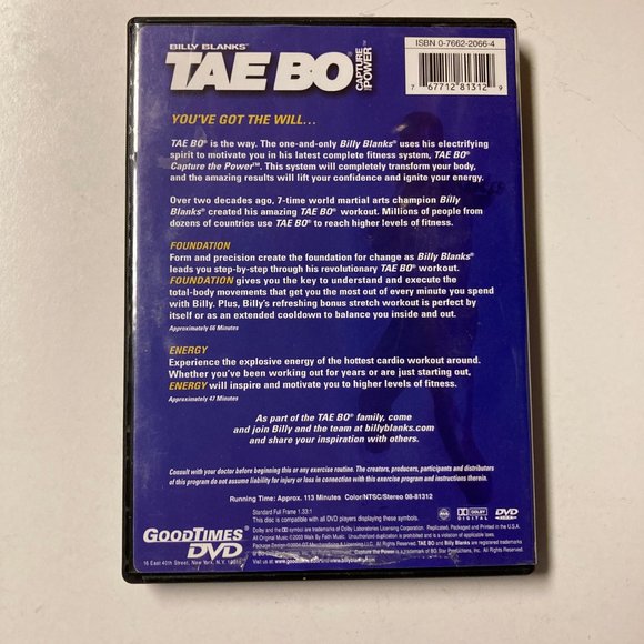 Tae Bo: Power and Strength DVD - Billy Banks - Picture 2 of 4